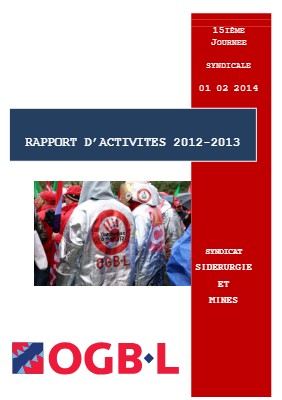 Rapport d'activités 2012-2013
