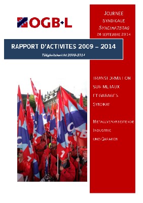 Rapport d'activités 2009 2014
