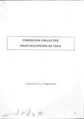 CCT Taxi / Kollektivvertrag für Taxi