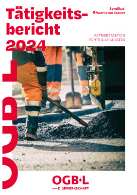 Tätigkeitsbericht 2024 - Betriebssektion/Ponts & Chaussées